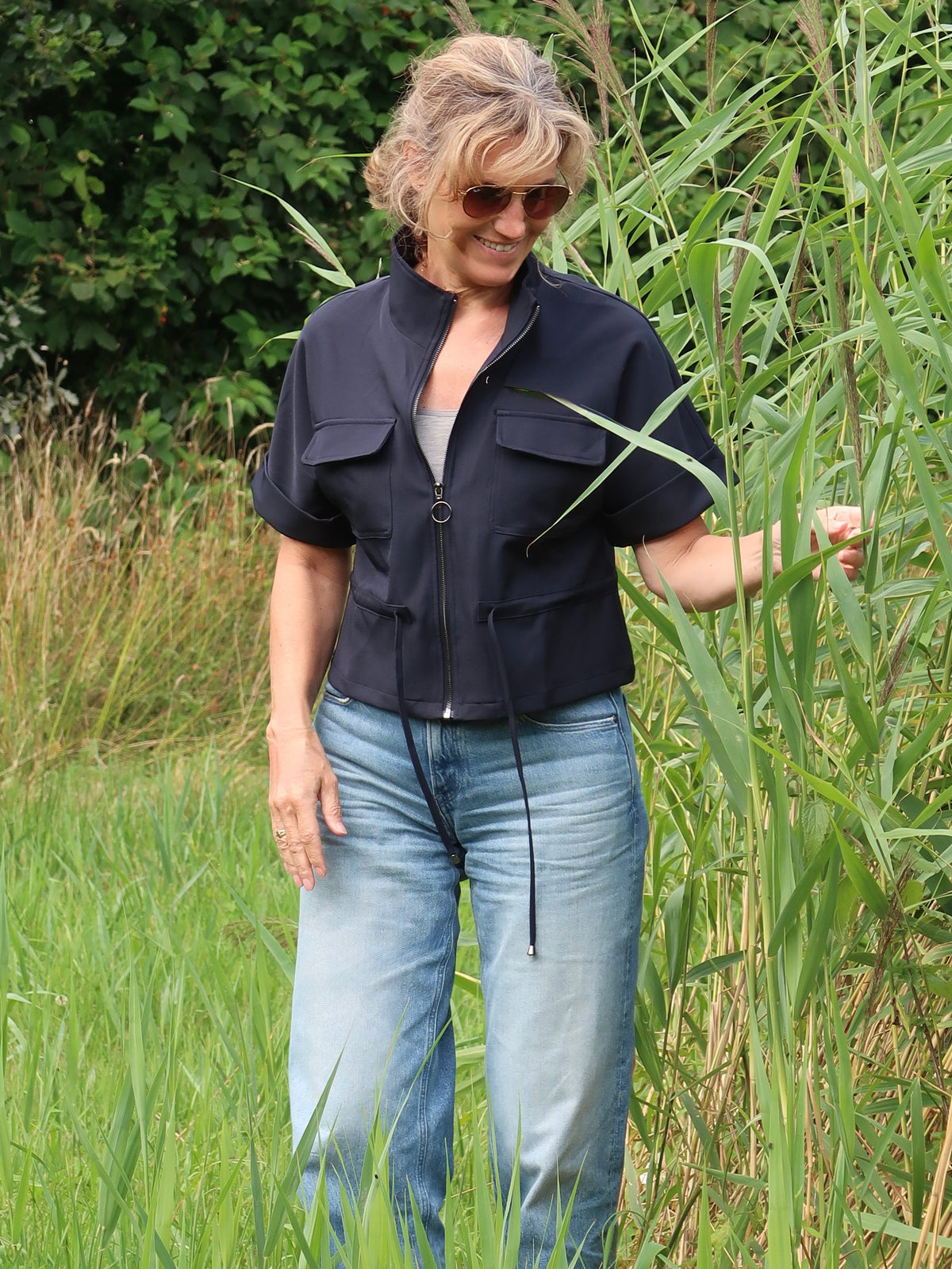 Vienna Zipper Jack - Navy Blauw