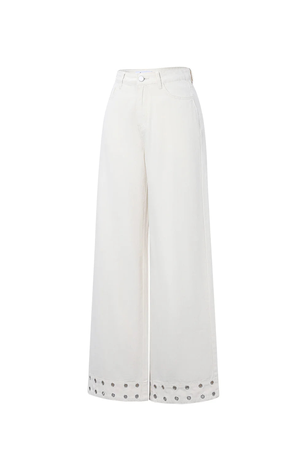 Coimbra Wide Leg Jeans - Wit