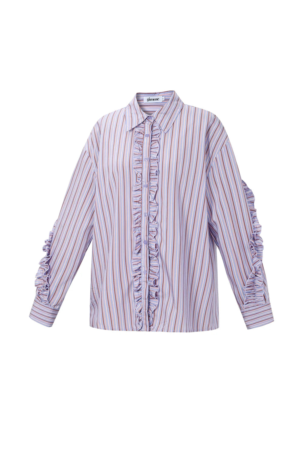 Sintra Ruches Blouse - Paars