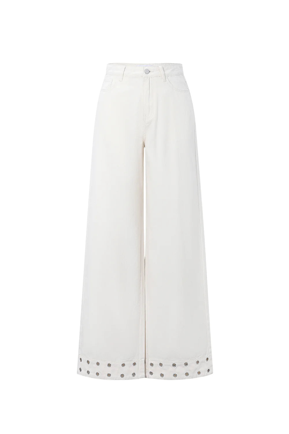 Coimbra Wide Leg Jeans - Wit