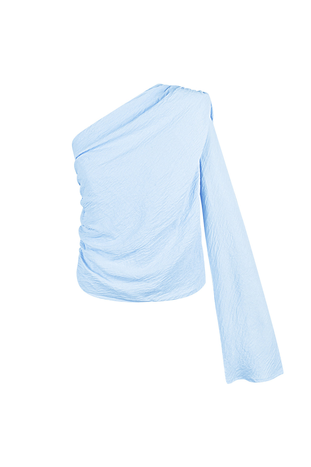 Brooklyn One Shoulder Top - Blauw