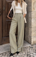 Lima Wide Leg Broek - Groen