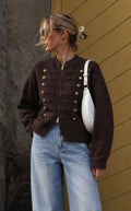 Santiago Military Vest - Bruin