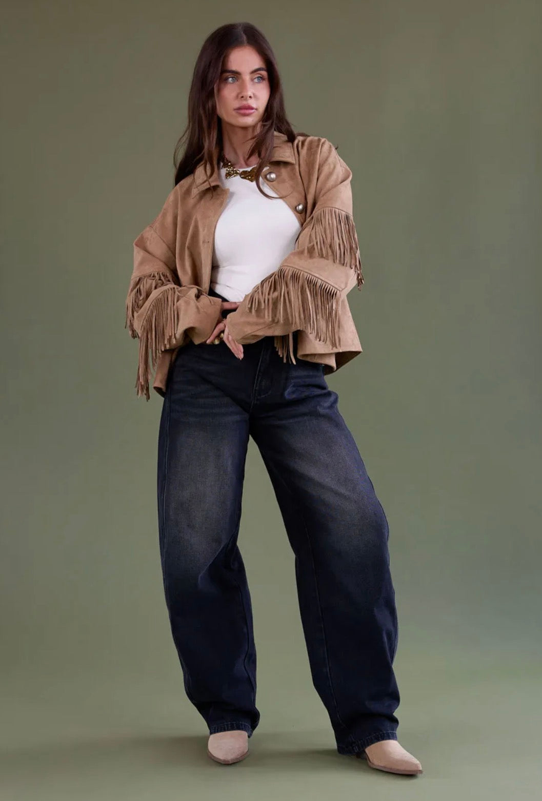 Sydney Barrel Jeans Denim - Zwart