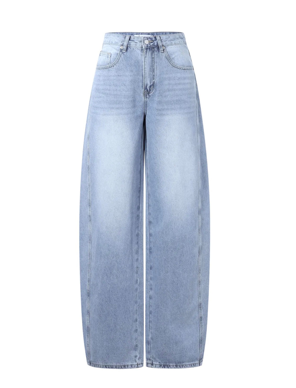 Sydney Barrel Jeans Denim - Blauw