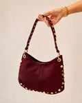 Miami Suède Mini Bag - Burgundy