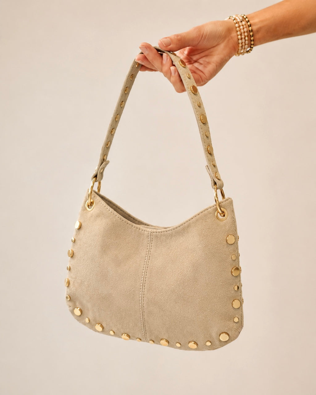 Miami Suède Mini Bag - Beige