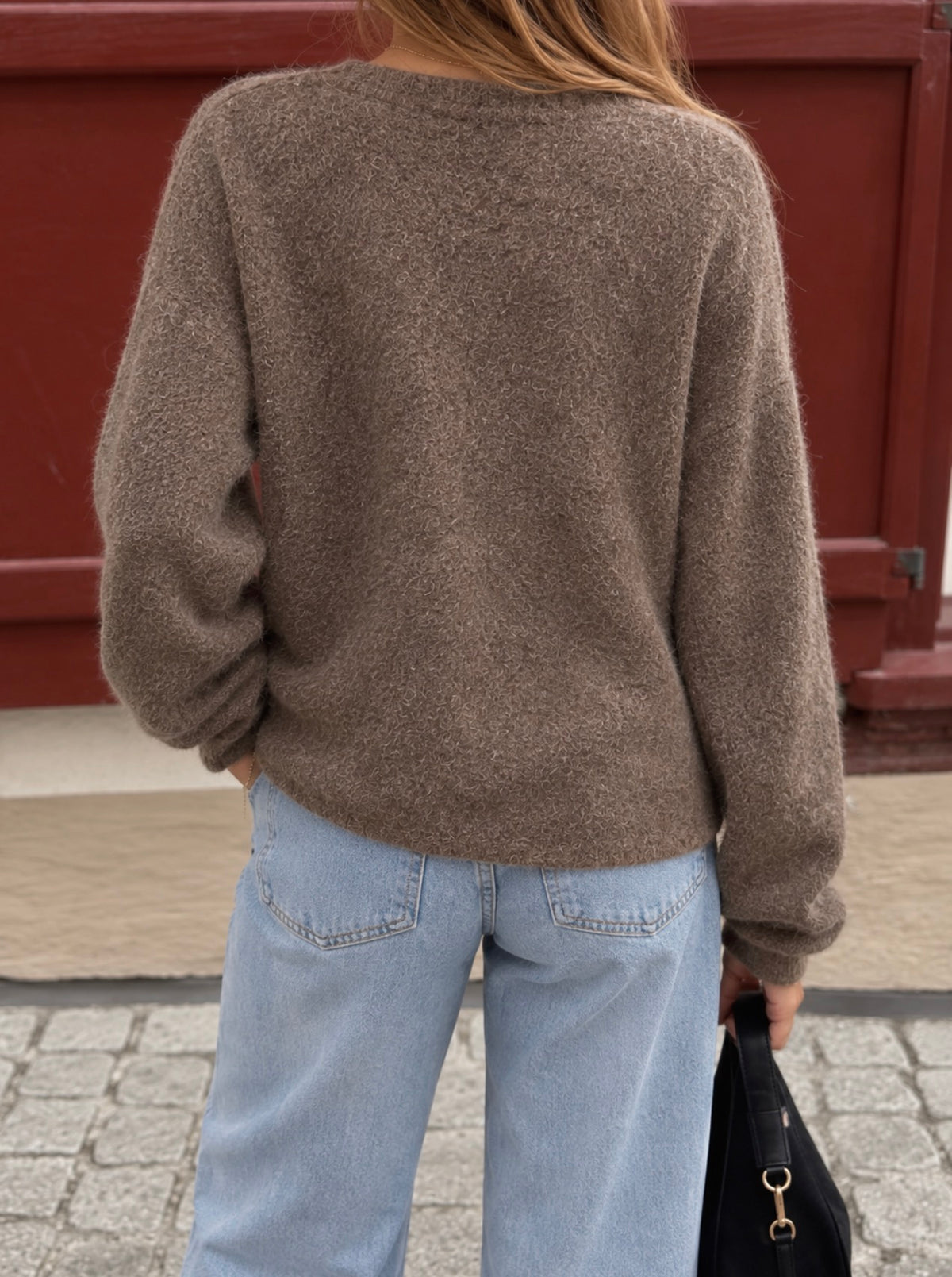 Ivalo Knit Trui - Bruin