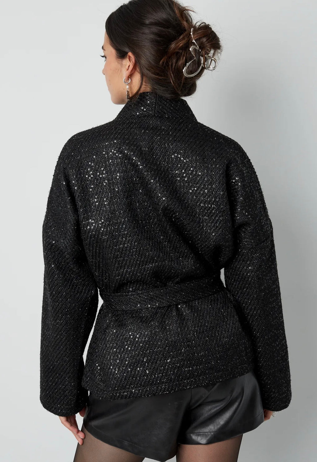 Galway Kimono Jas - Zwart
