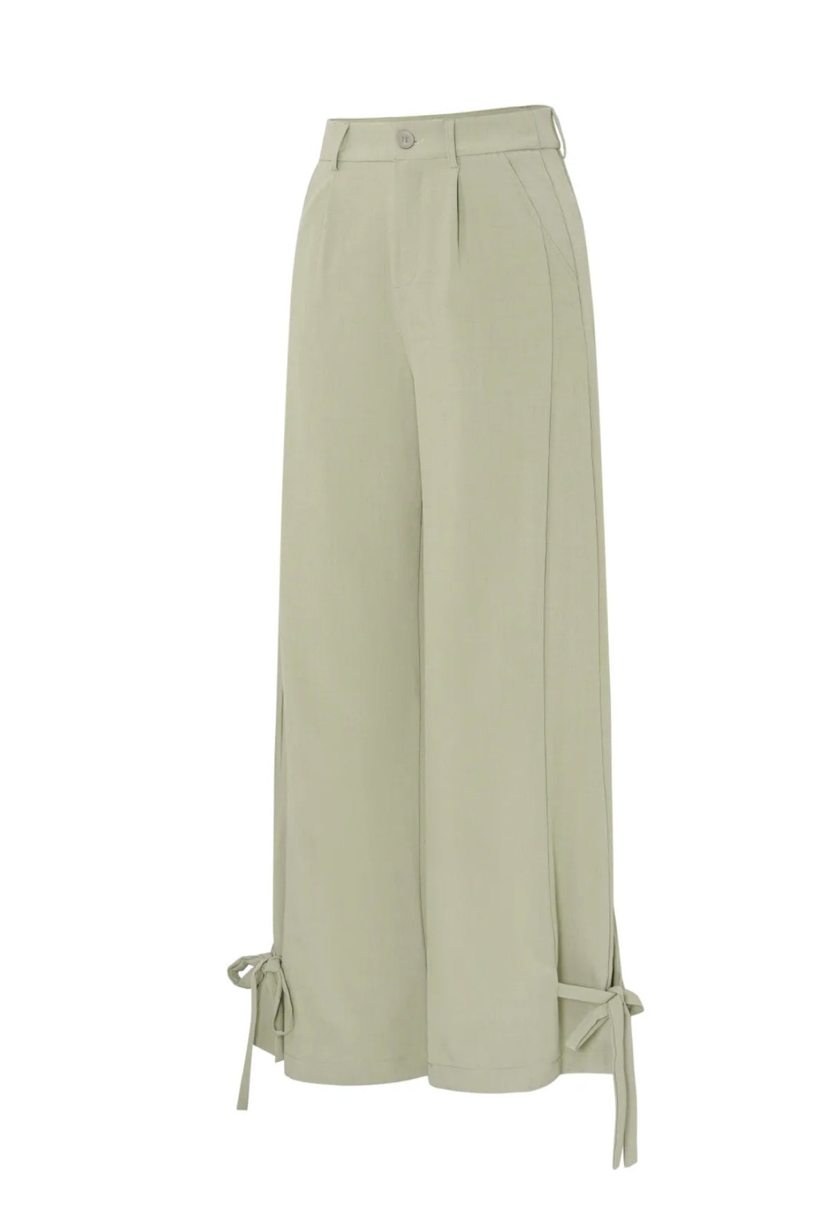 Lima Wide Leg Broek - Groen