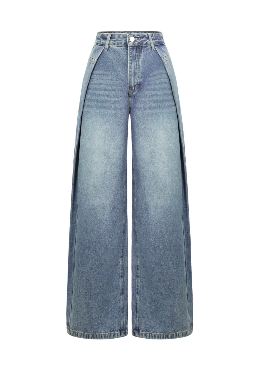 Ushuaia Denim Barrel Fold Jeans - Blauw