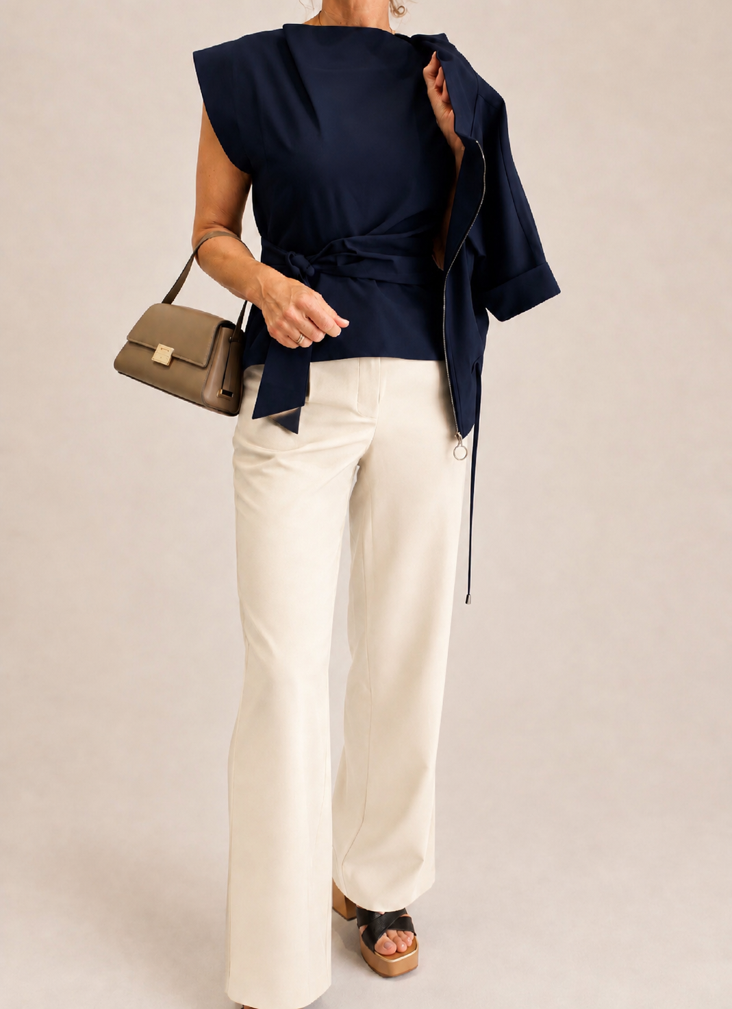 Vienna Wide Leg Broek - Wit