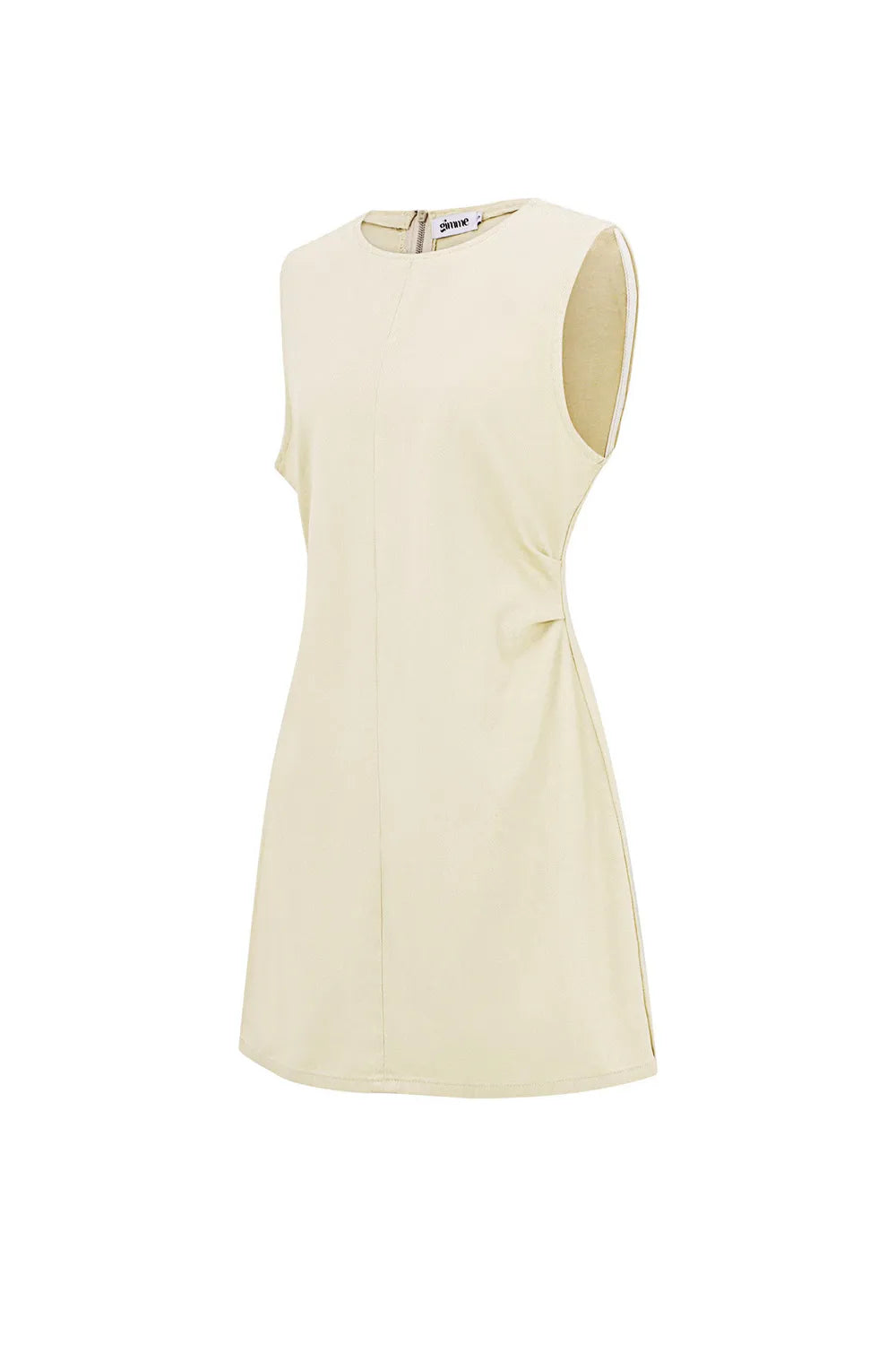 Kyoto Denim Jurk - Creme