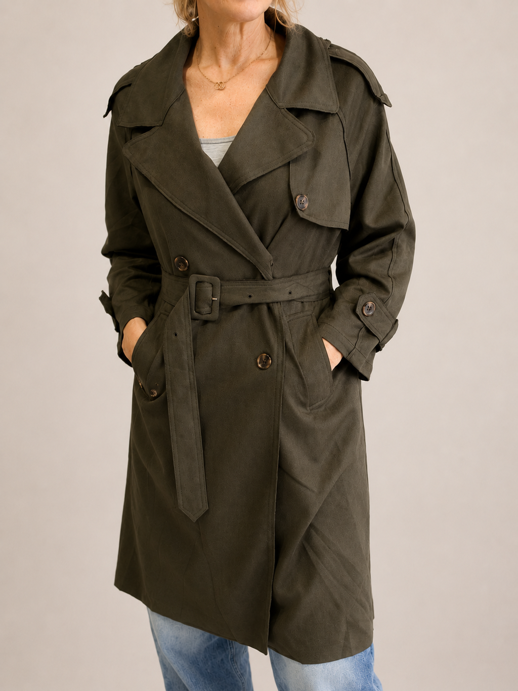 Montreux Trenchcoat - Khaki