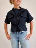 Vienna Zipper Jack - Navy Blauw