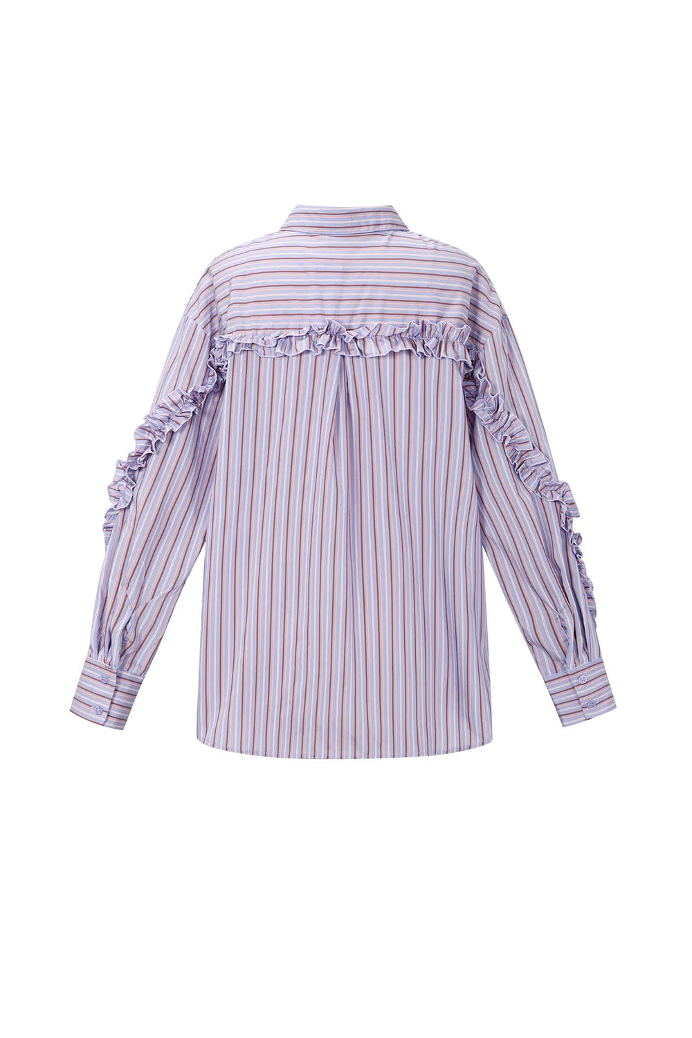 Sintra Ruches Blouse - Paars