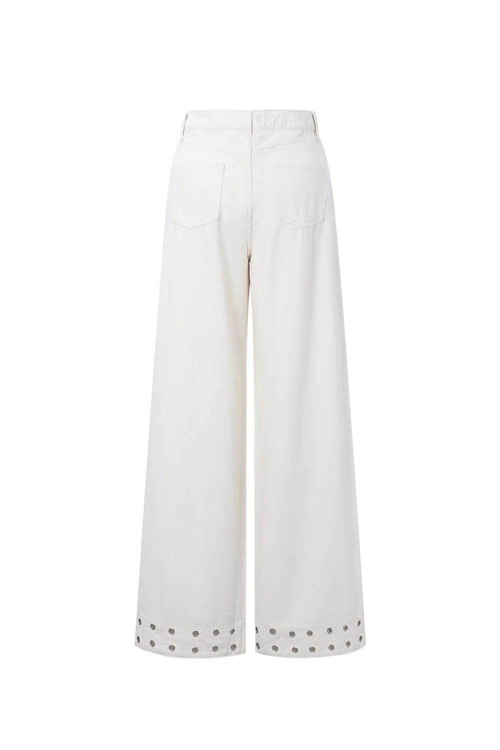 Coimbra Wide Leg Jeans - Wit