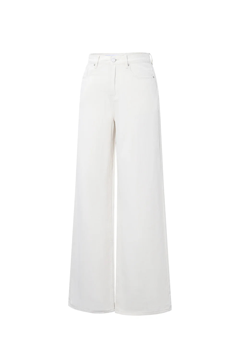 Siena Wide Leg Jeans - Creme